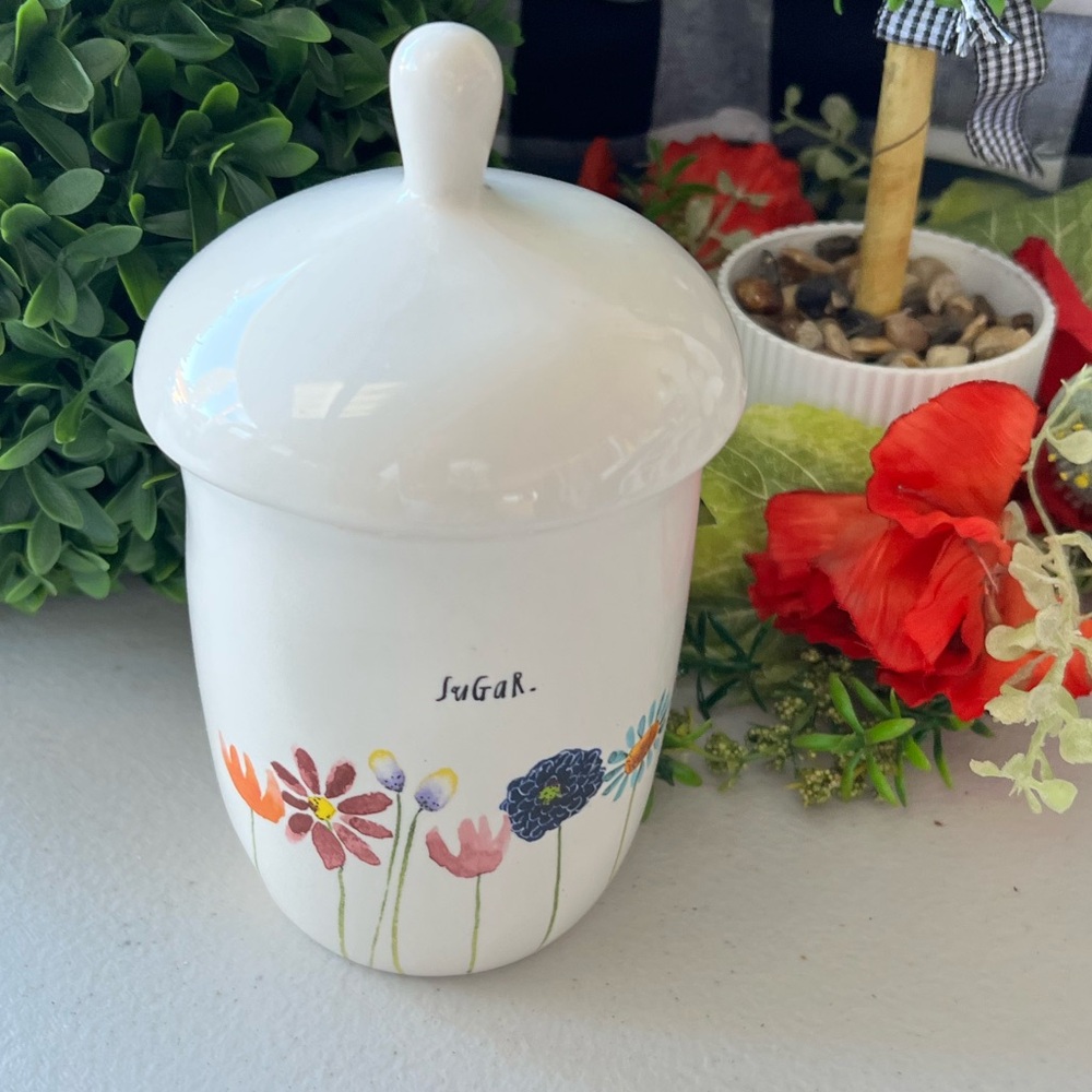 Rae Dunn Watercolor Style Sugar Bowl